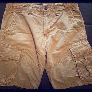 American Eagle Khaki Cargo Shorts